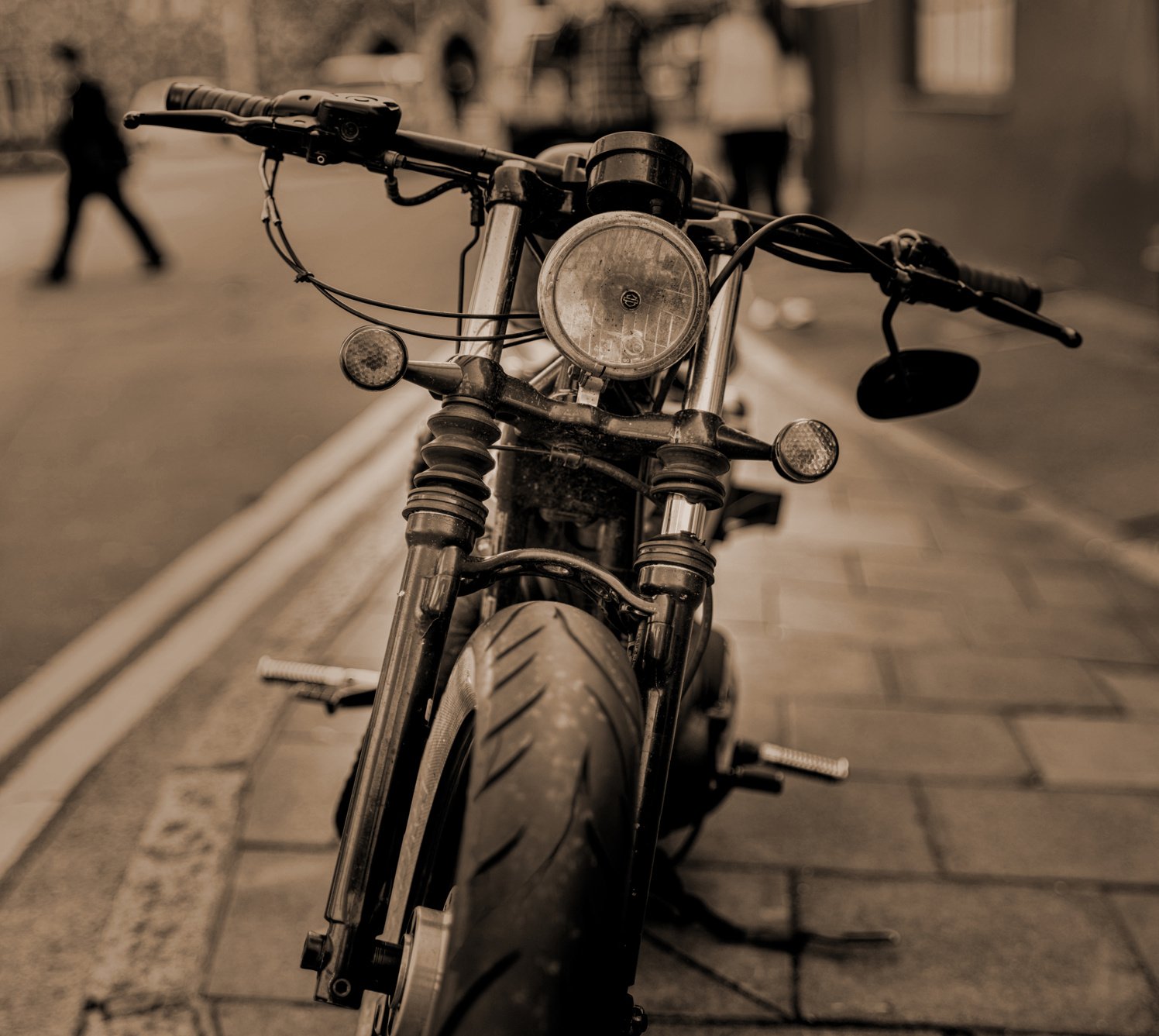 Vintage motorbike