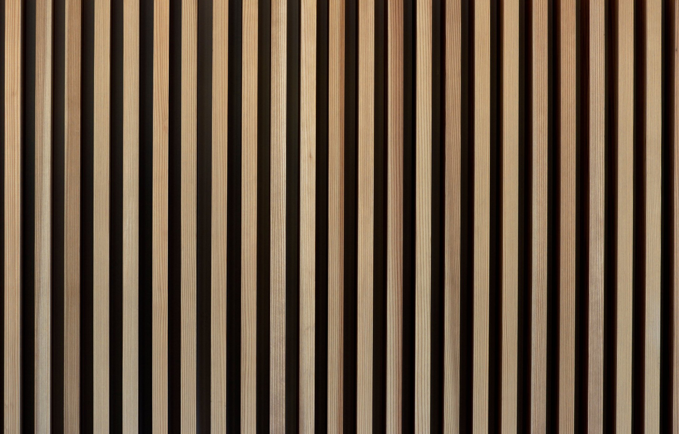 Wooden wall slat